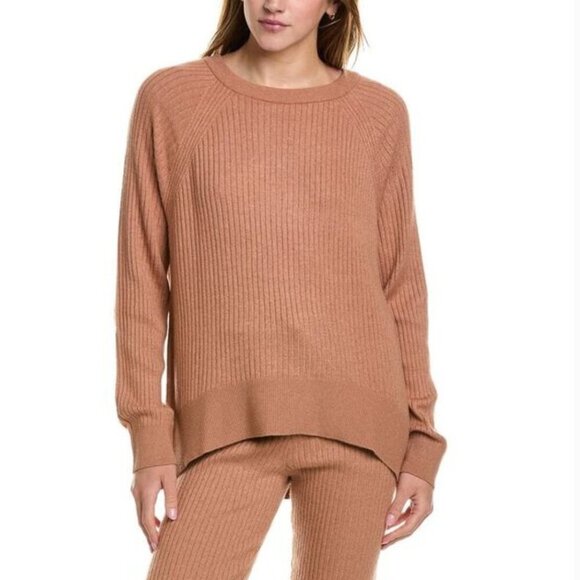 Spiritual Gangster Sweaters - Spiritual Gangster Luxe Essential Doutzen Ballet Sweater Brown Women's Size XL